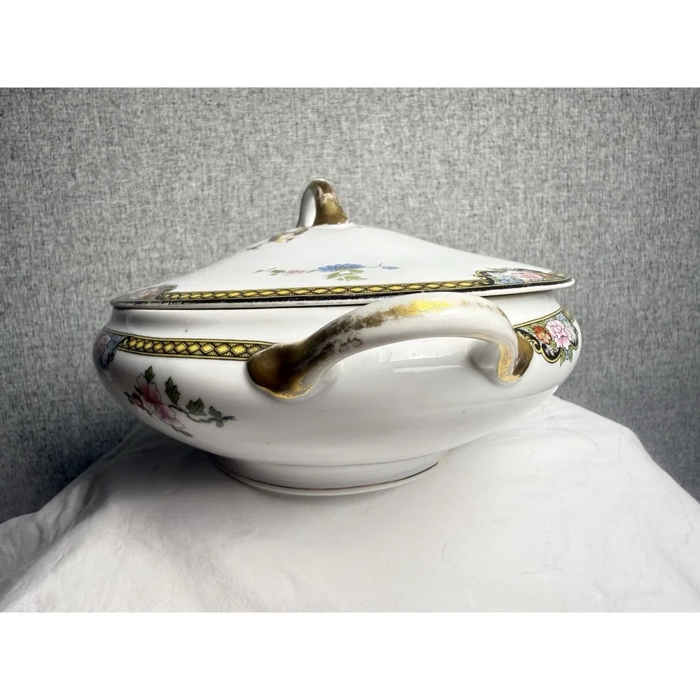 Antique 20s/30s Noritake Floral Pheasant 11